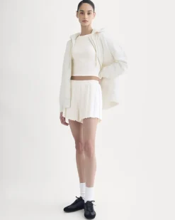 Lounge Rib Cropped Shirt