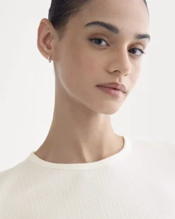 Lounge Rib Cropped Shirt