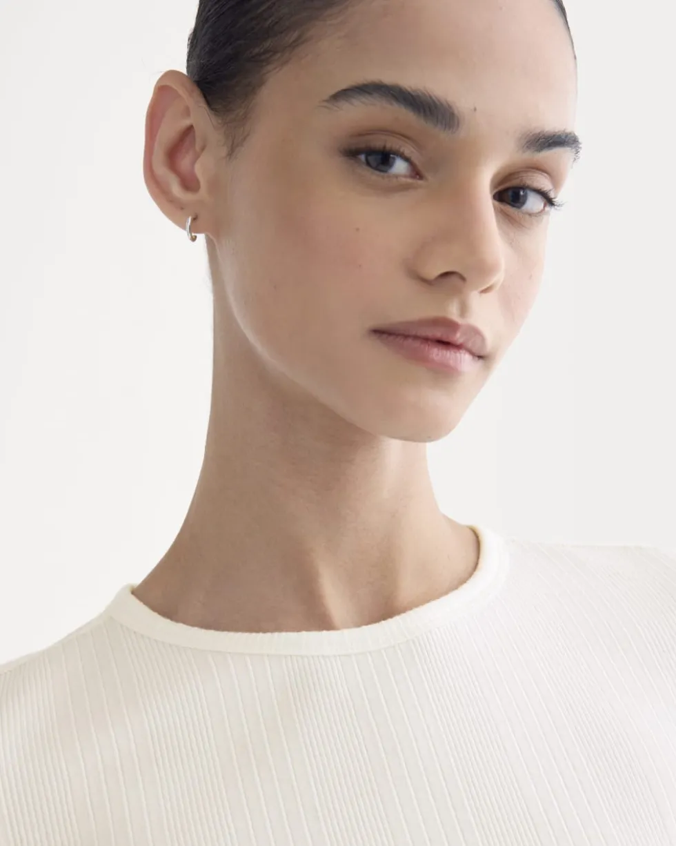 Lounge Rib Cropped Shirt