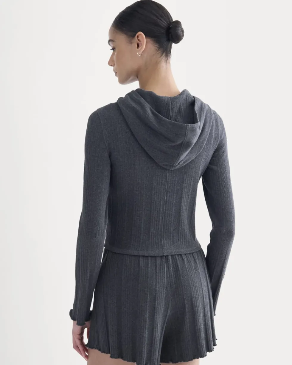 Lounge Rib Hoodie