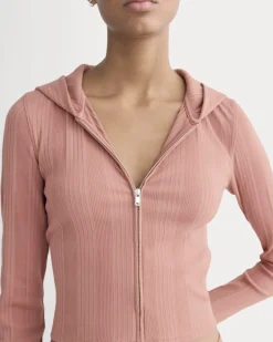 Lounge Rib Hoodie