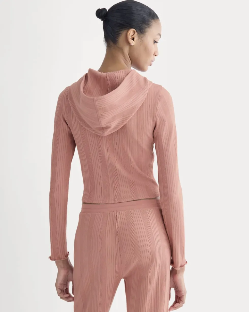 Lounge Rib Hoodie