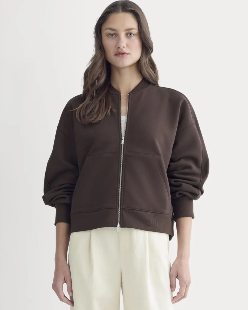 Luxe Fleece Bomber Jacket