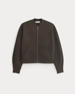 Luxe Fleece Bomber Jacket