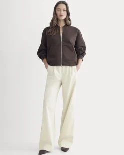 Luxe Fleece Bomber Jacket