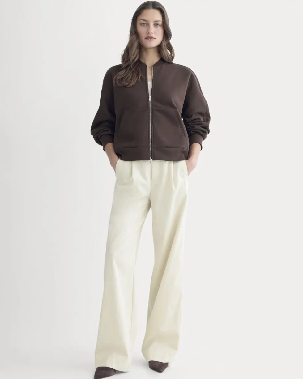 Luxe Fleece Bomber Jacket