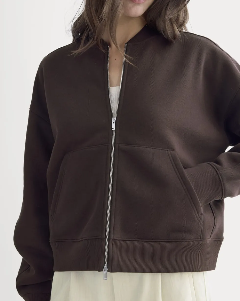 Luxe Fleece Bomber Jacket