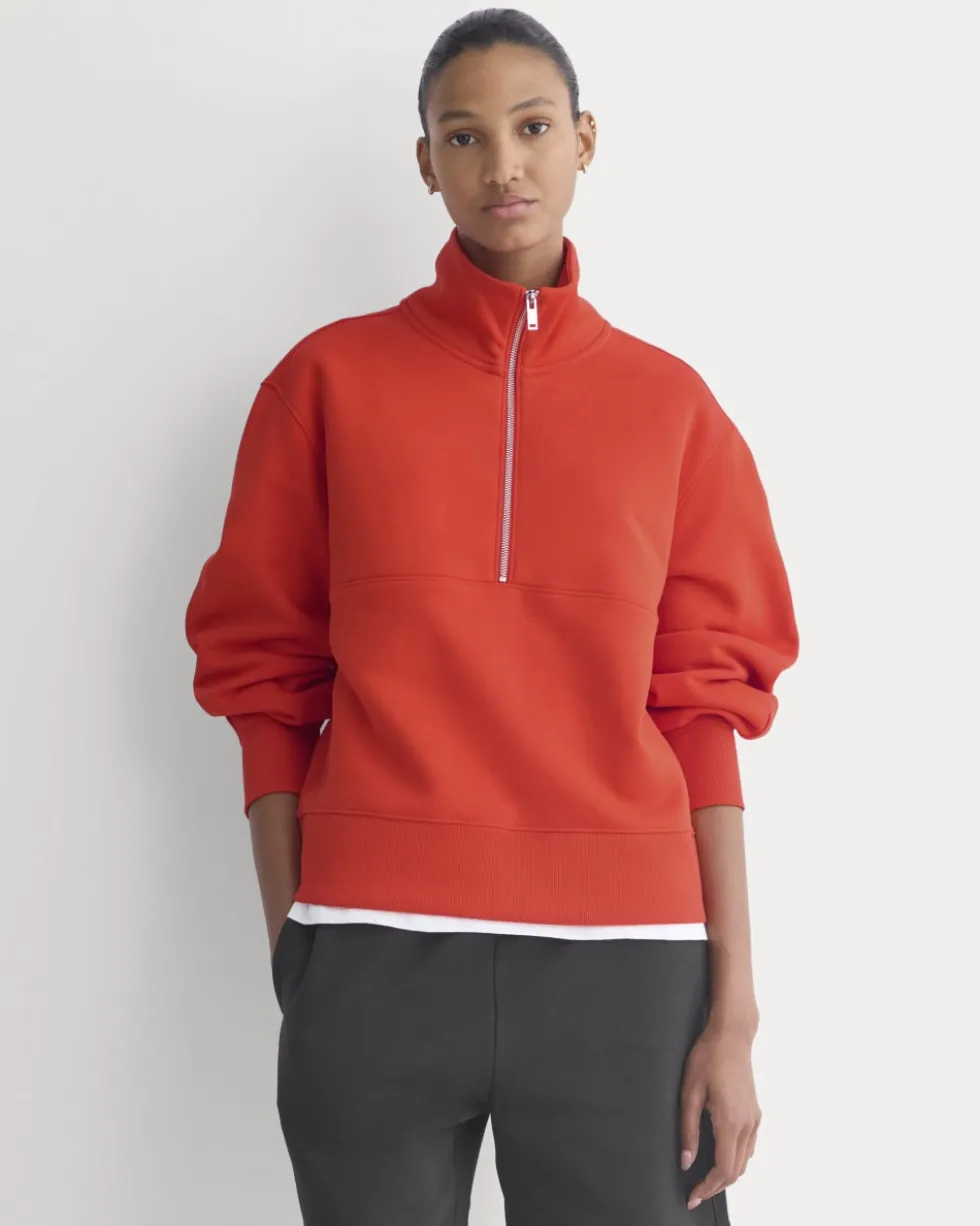 Luxe Fleece Half-Zip Sweatshirt