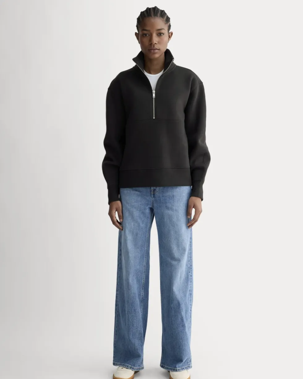 Luxe Fleece Half-Zip Sweatshirt