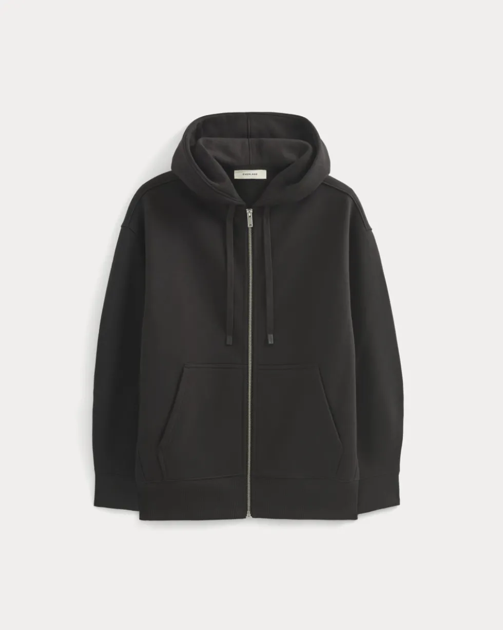 Luxe Fleece Oversized Full-Zip Hoodie
