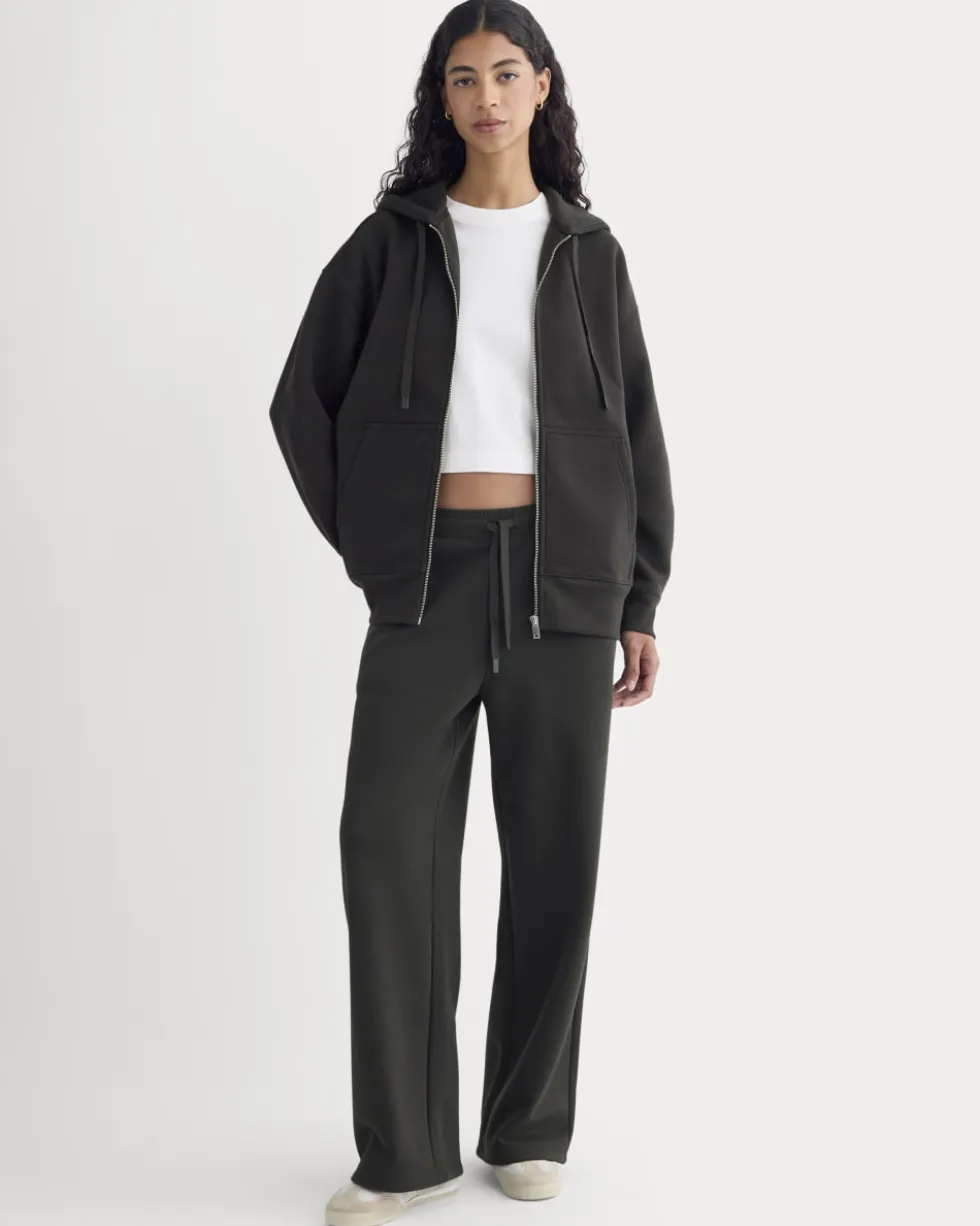 Luxe Fleece Oversized Full-Zip Hoodie