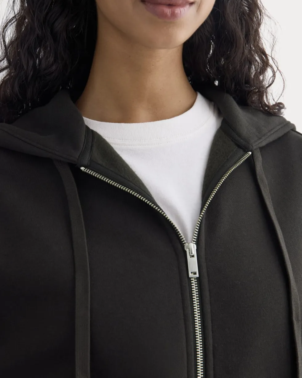 Luxe Fleece Oversized Full-Zip Hoodie