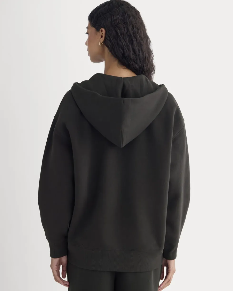 Luxe Fleece Oversized Full-Zip Hoodie