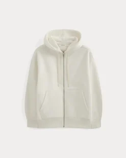 Luxe Fleece Oversized Full-Zip Hoodie