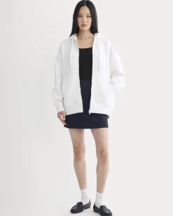 Luxe Fleece Oversized Full-Zip Hoodie