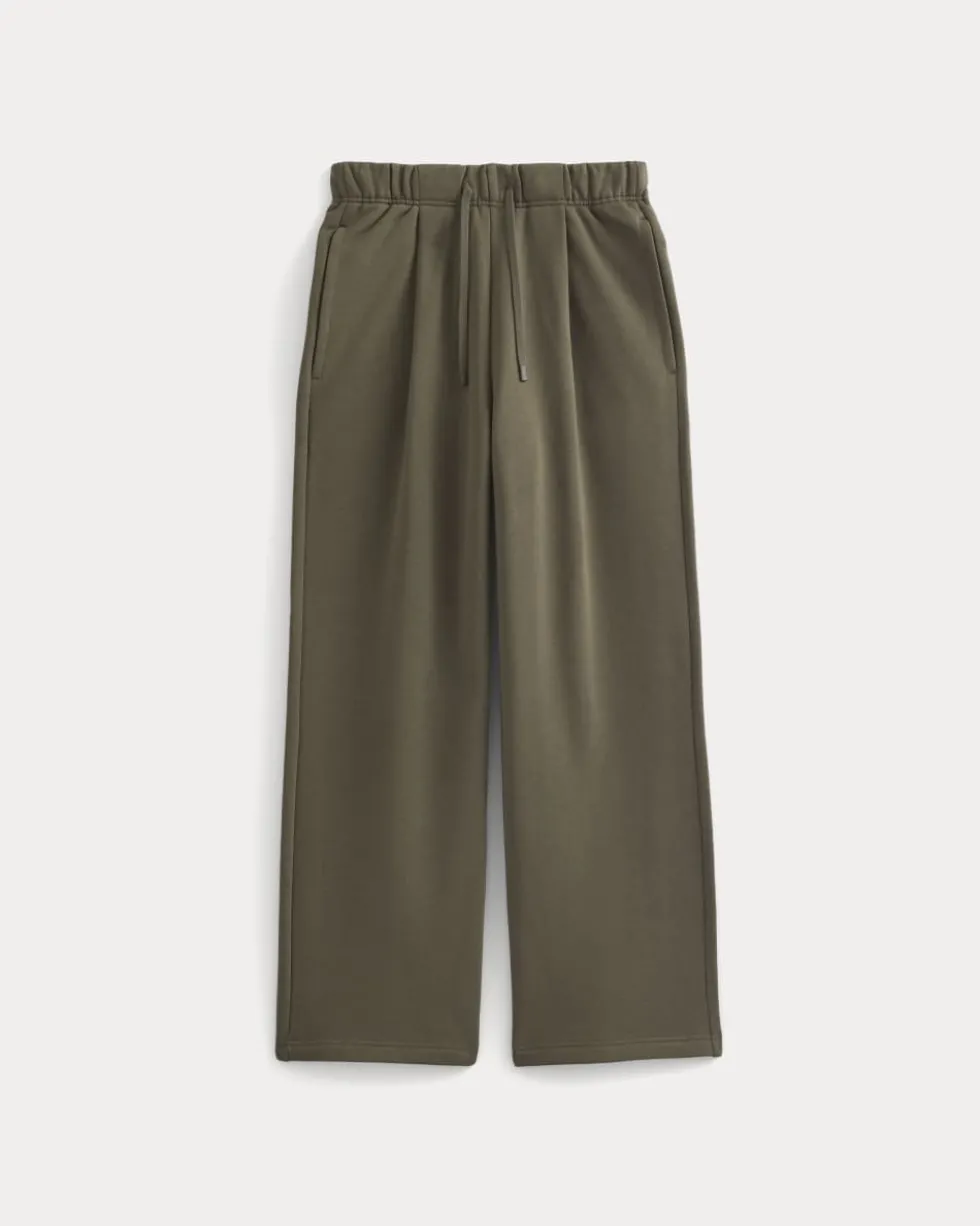 Luxe Fleece Pleated Sweatpant