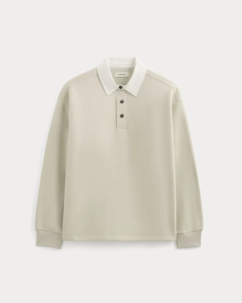 Luxe Fleece Rugby Polo