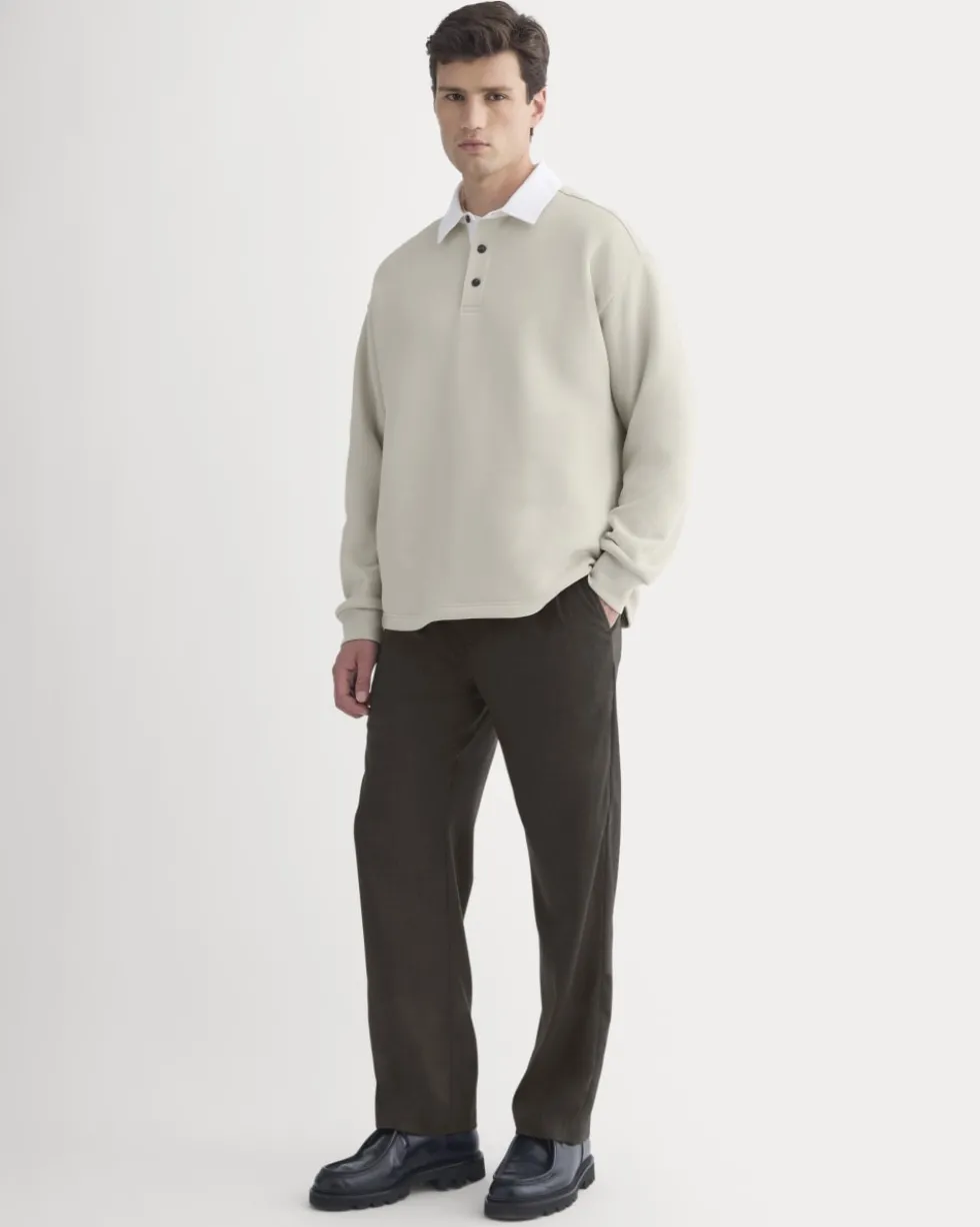 Luxe Fleece Rugby Polo