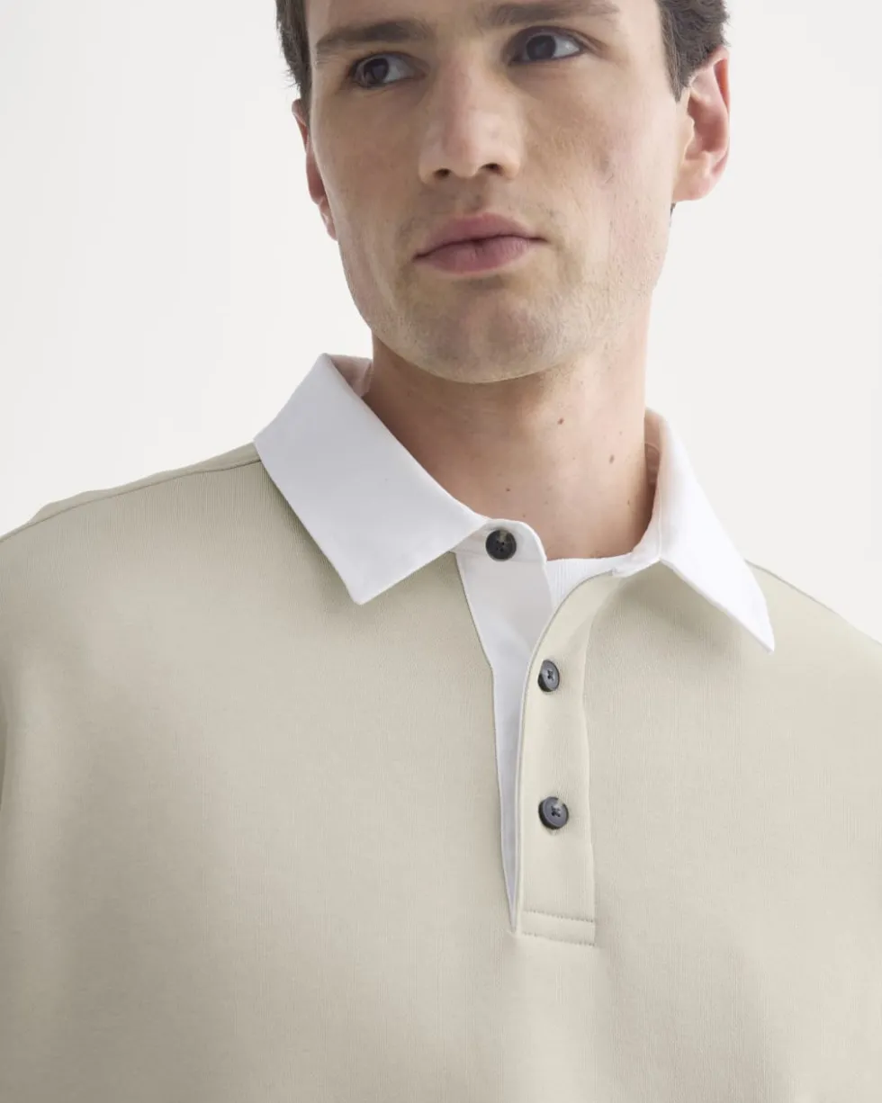 Luxe Fleece Rugby Polo