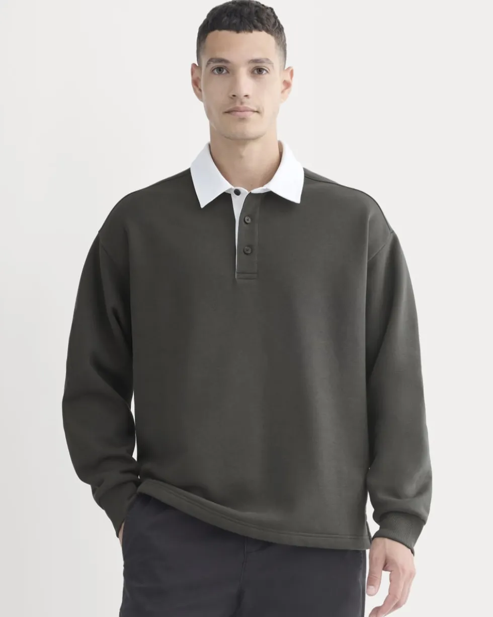 Luxe Fleece Rugby Polo