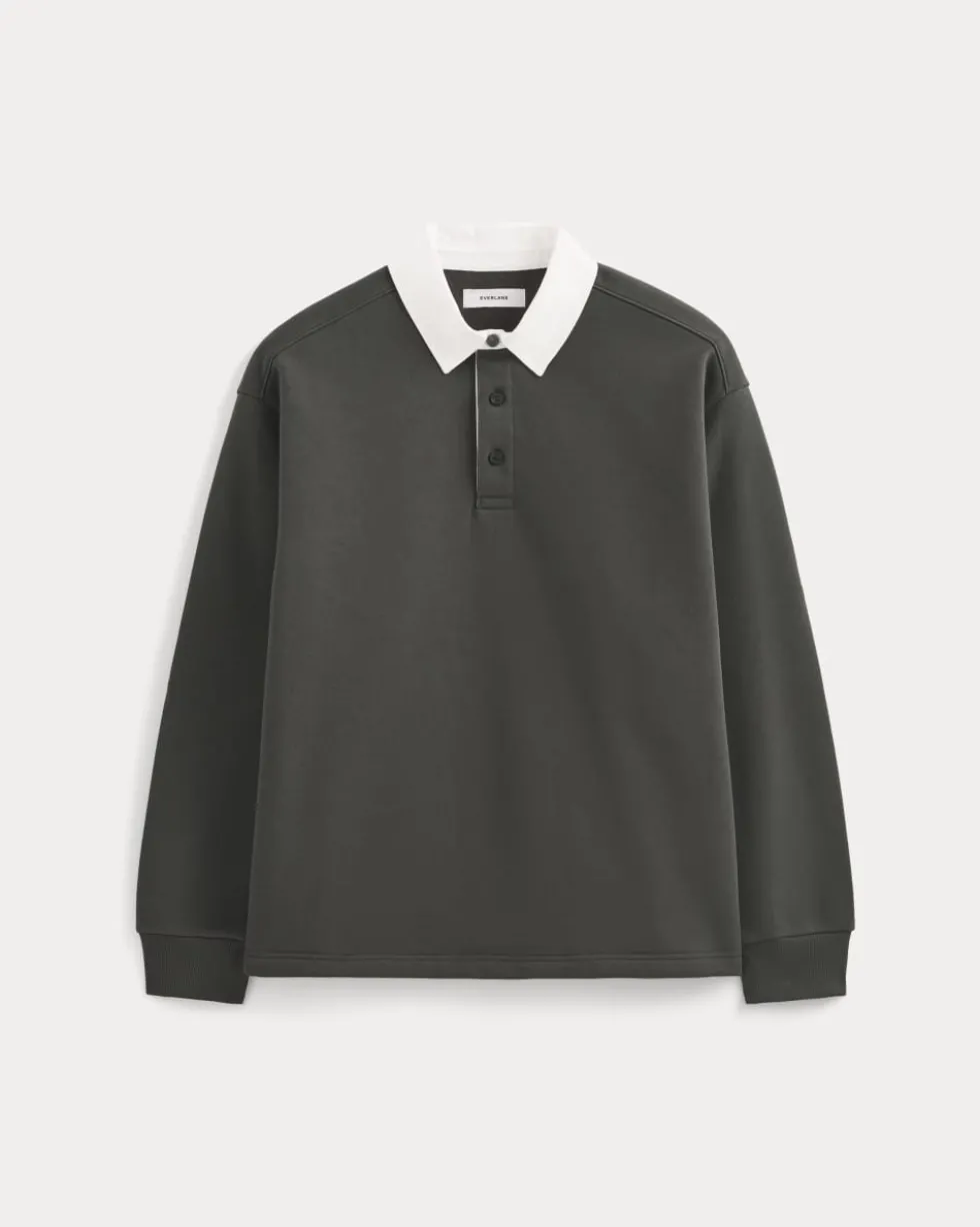 Luxe Fleece Rugby Polo