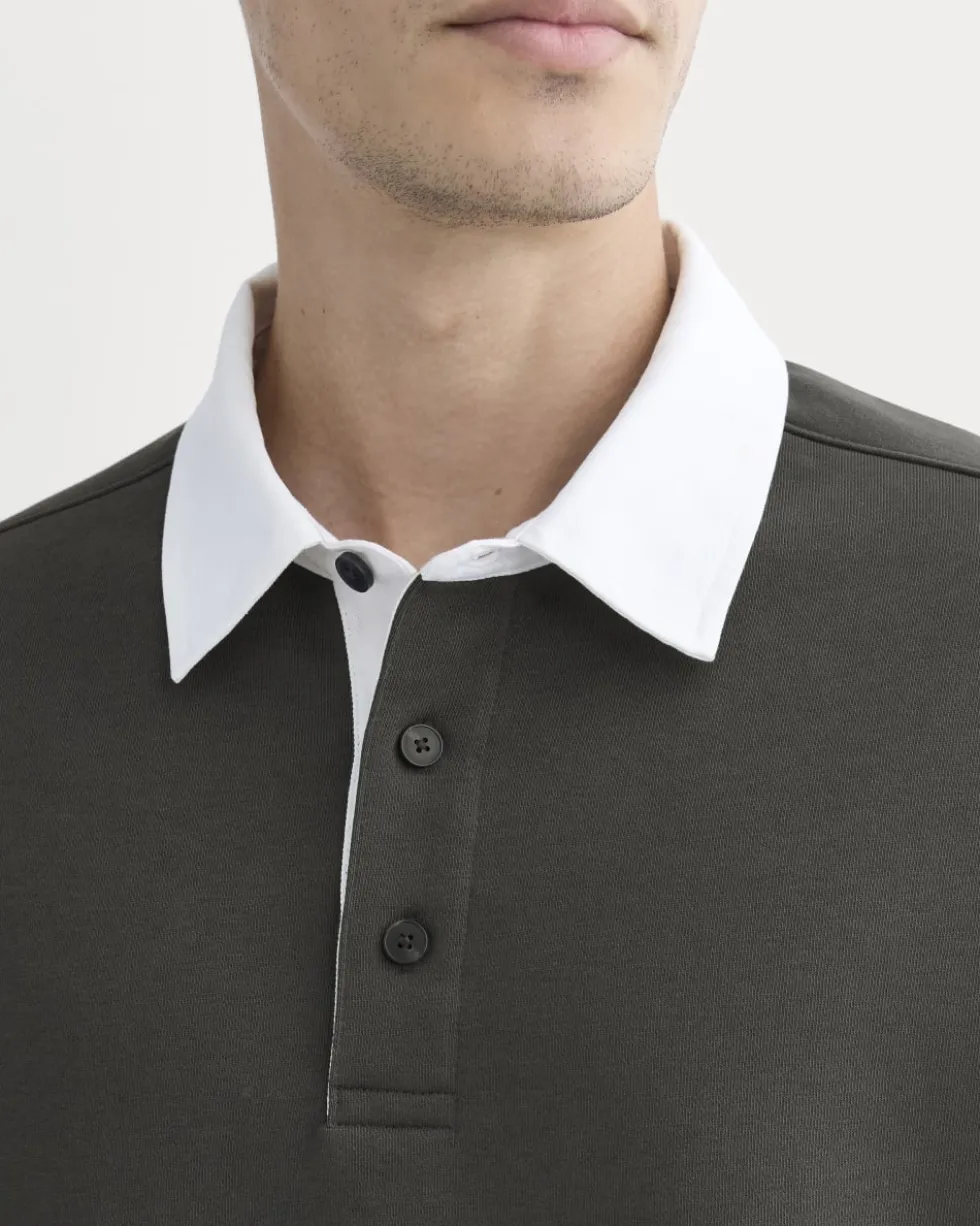 Luxe Fleece Rugby Polo