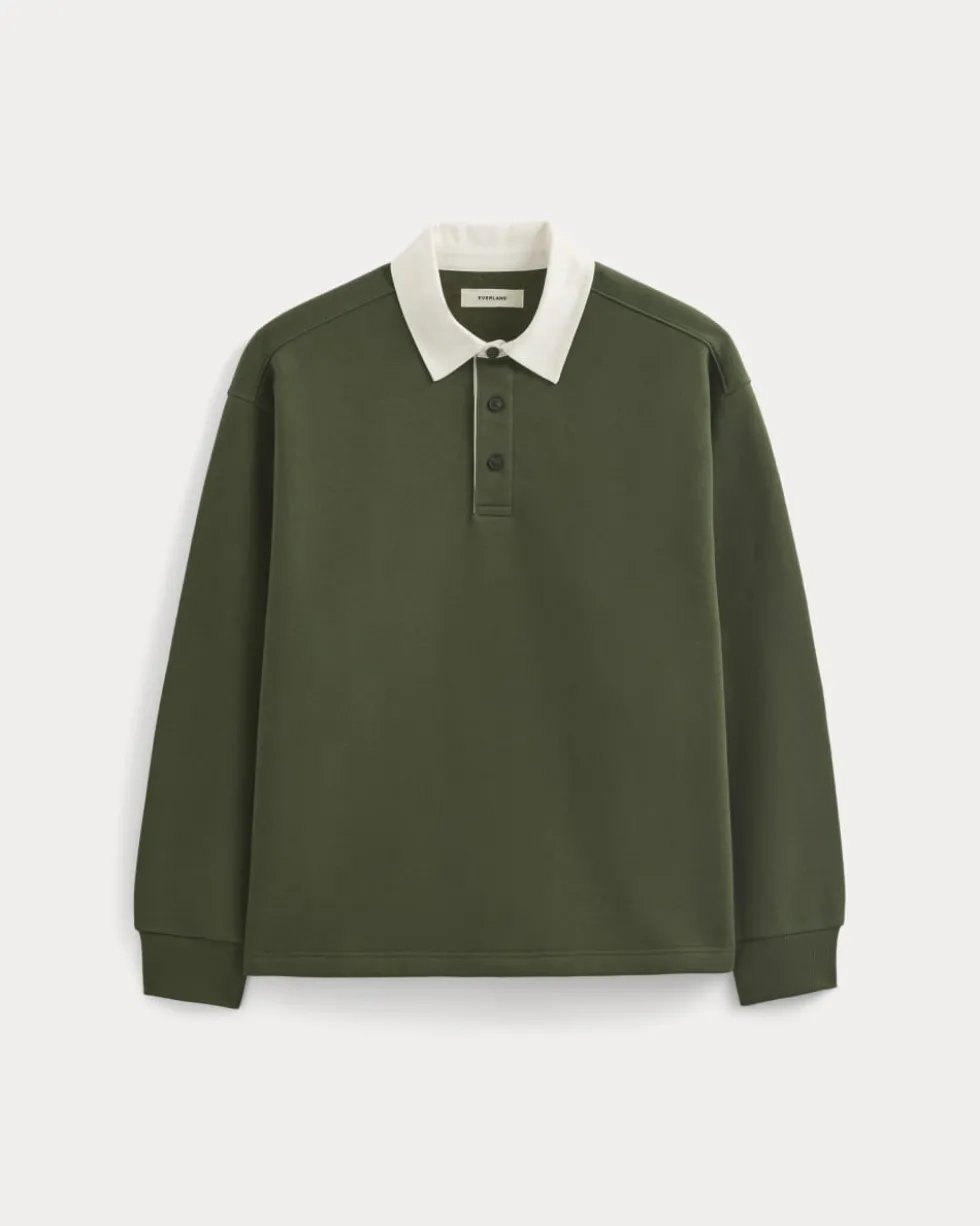 Luxe Fleece Rugby Polo