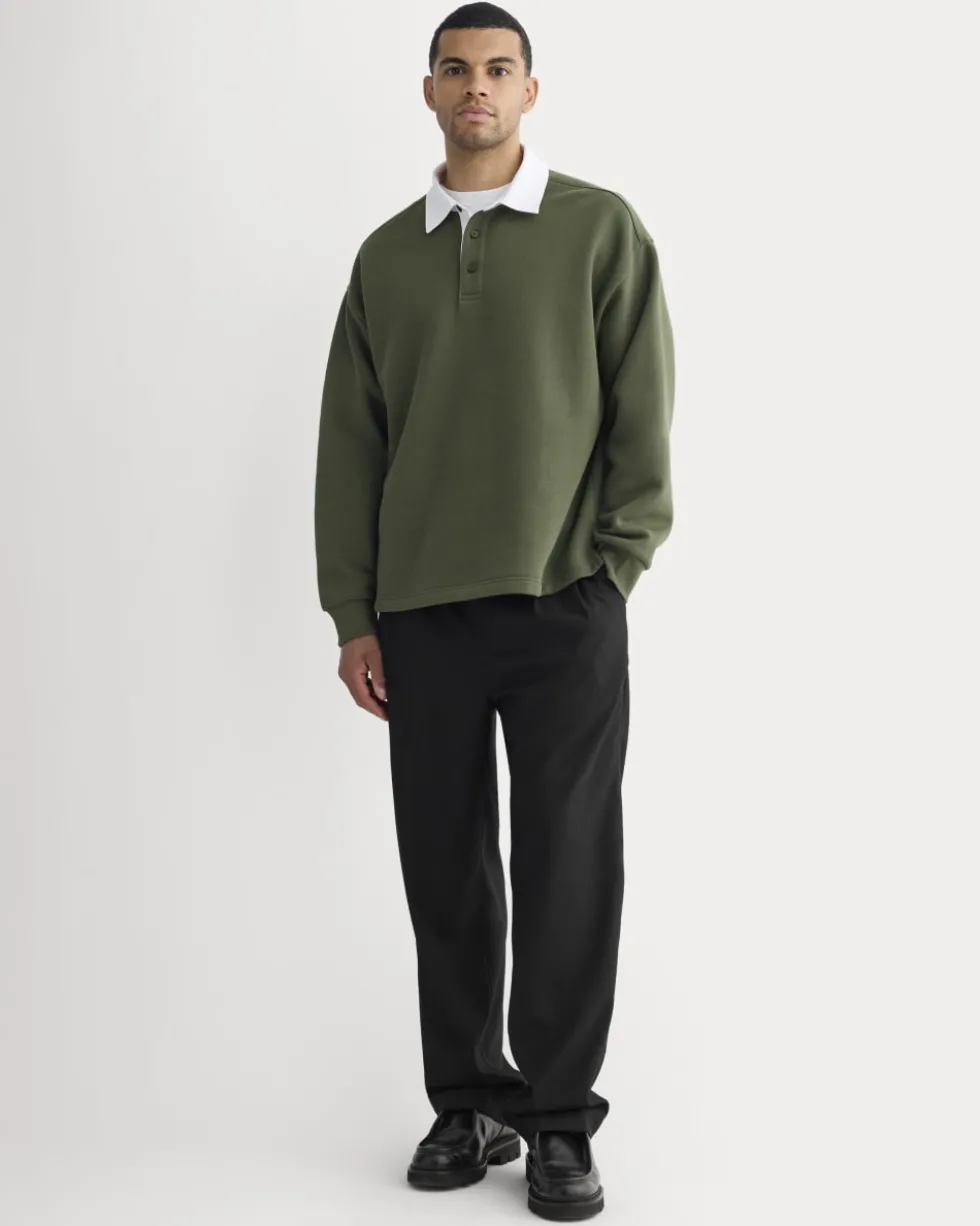 Luxe Fleece Rugby Polo