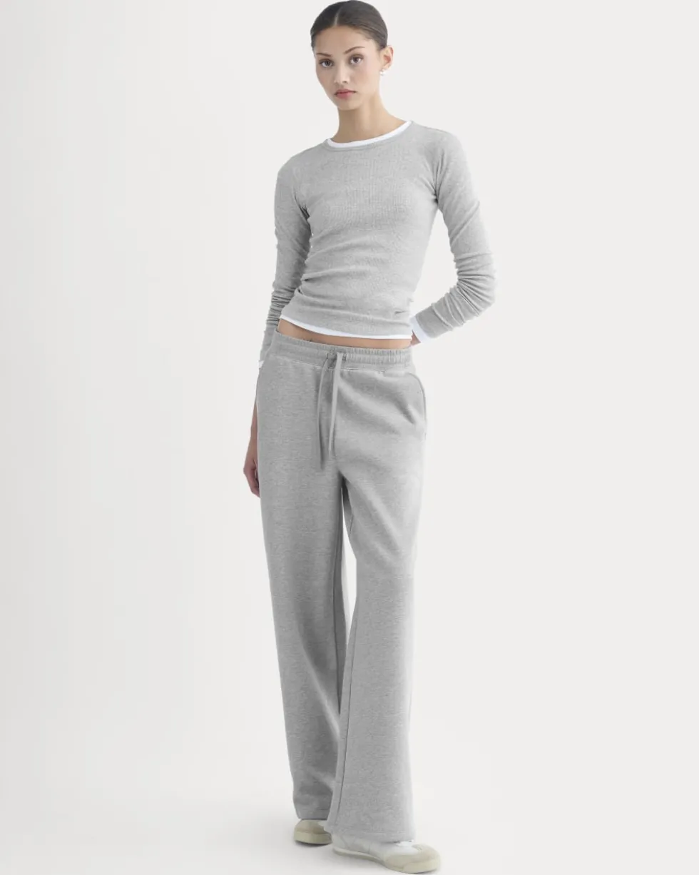 Luxe Fleece Wide-Leg Sweatpant