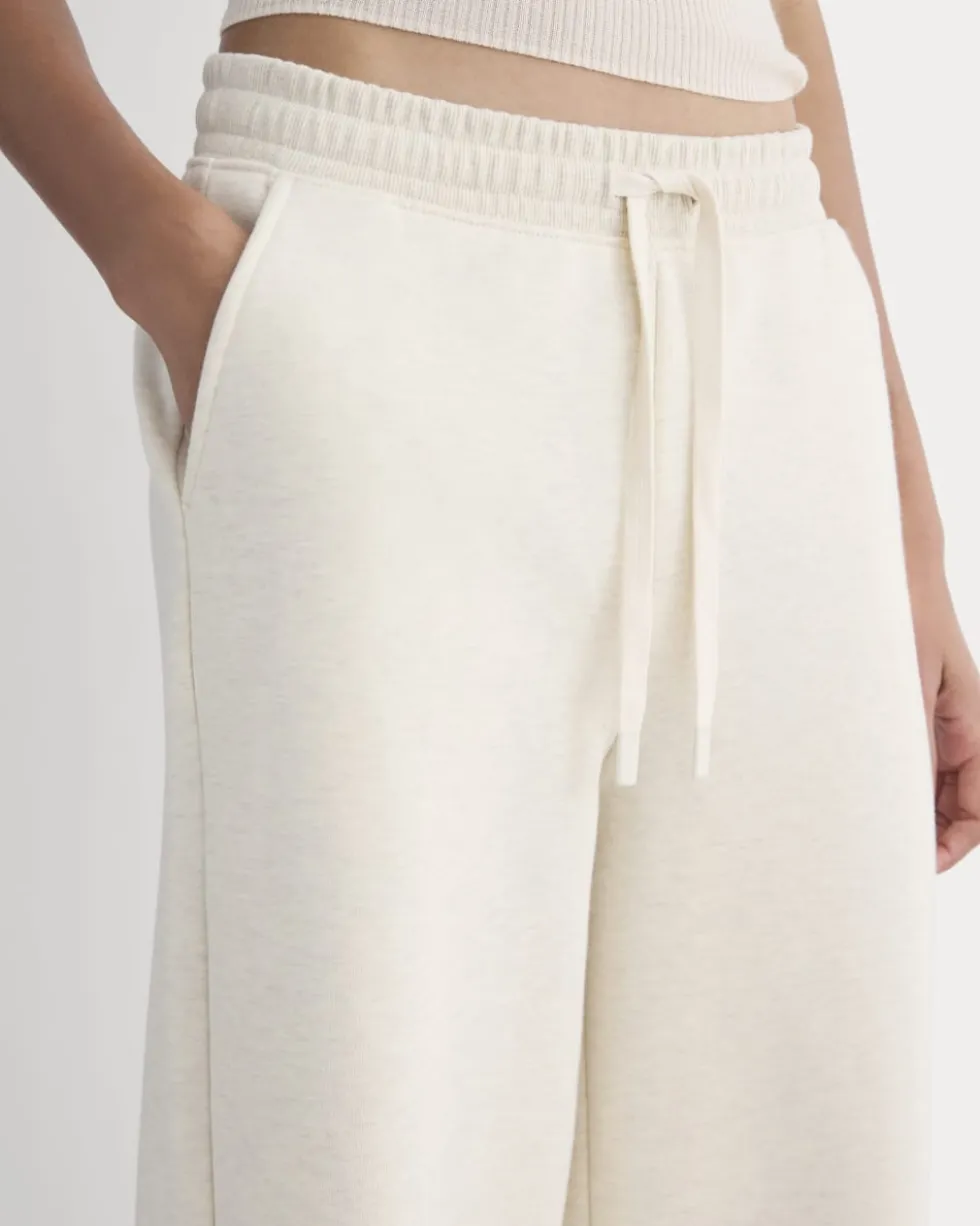 Luxe Fleece Wide-Leg Sweatpant