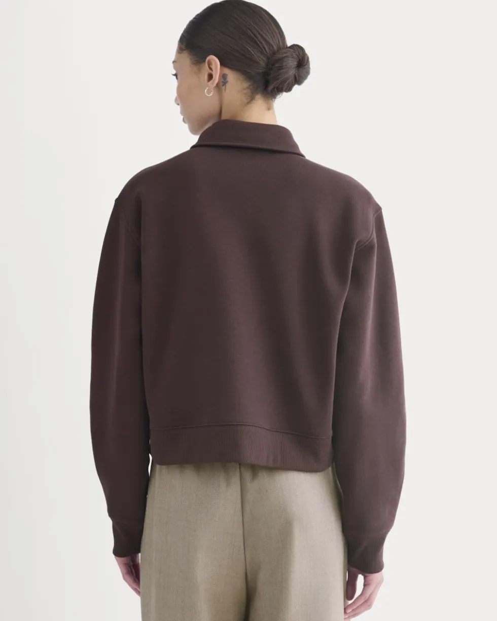 Luxe Fleece Zip Polo
