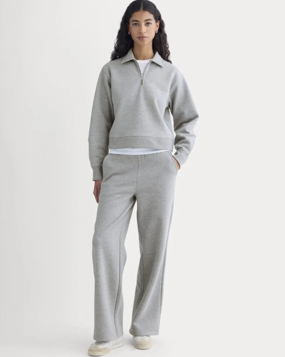 Luxe Fleece Zip Polo