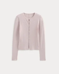 Luxe Rib Button-Up Top