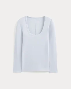 Luxe Rib Deep U-Neck Top