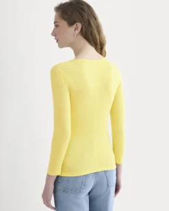 Luxe Rib Deep U-Neck Top
