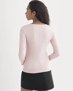 Luxe Rib Deep U-Neck Top