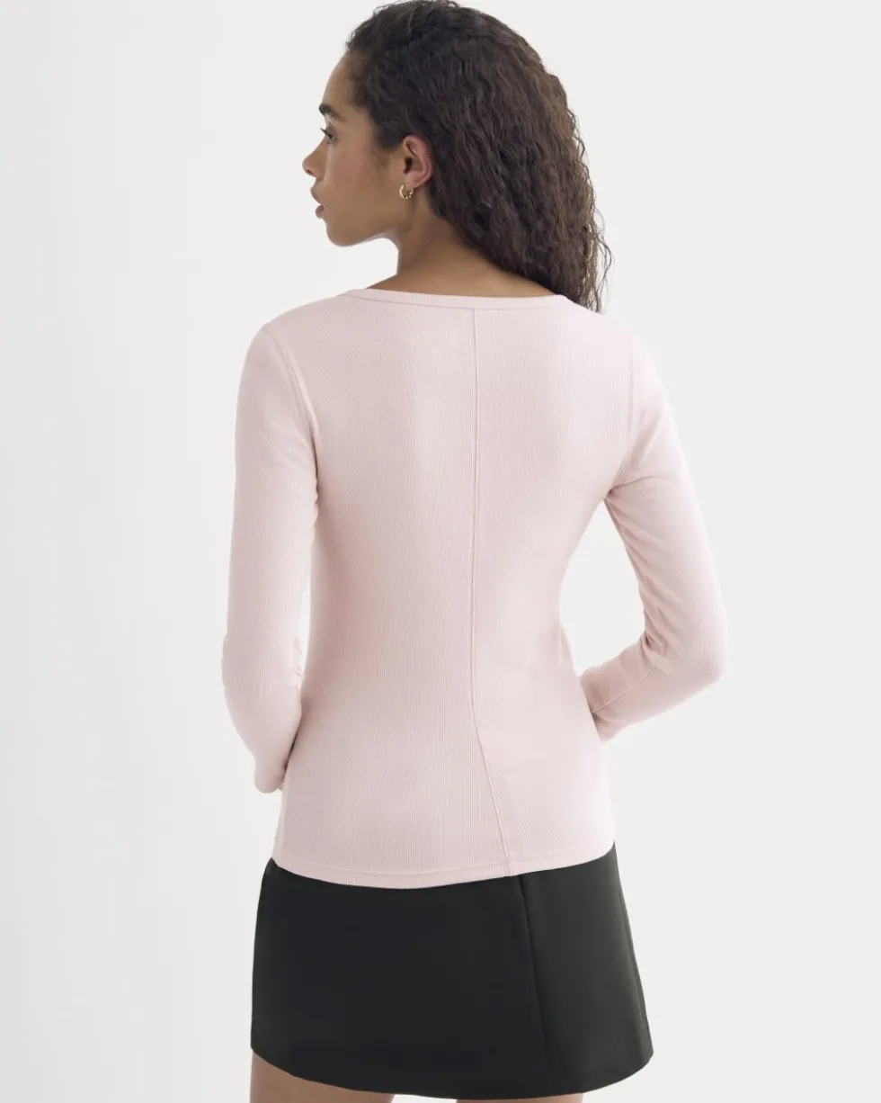 Luxe Rib Deep U-Neck Top