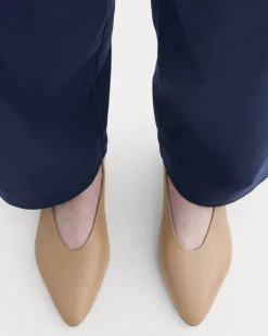 Made in Italy Almond-Toe Flat