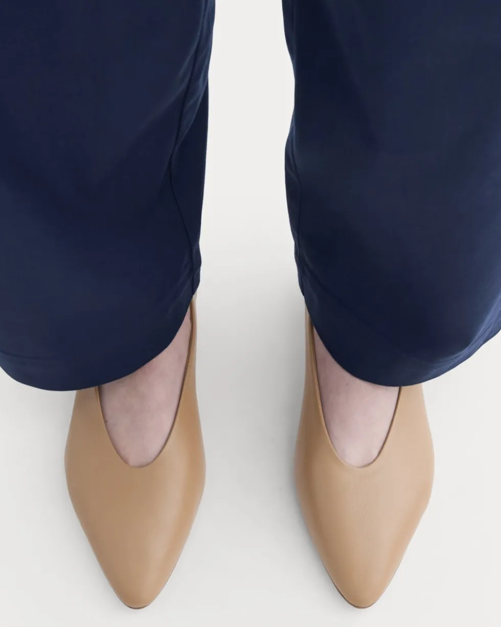 Made in Italy Almond-Toe Flat