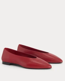 Made in Italy Almond-Toe Flat