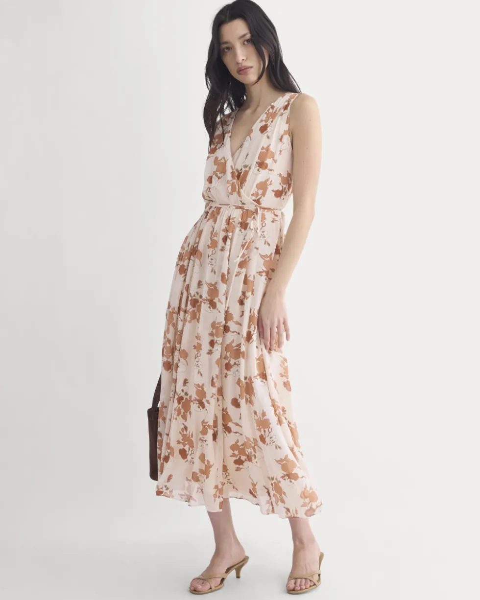 Maxi Dress in Silk Georgette