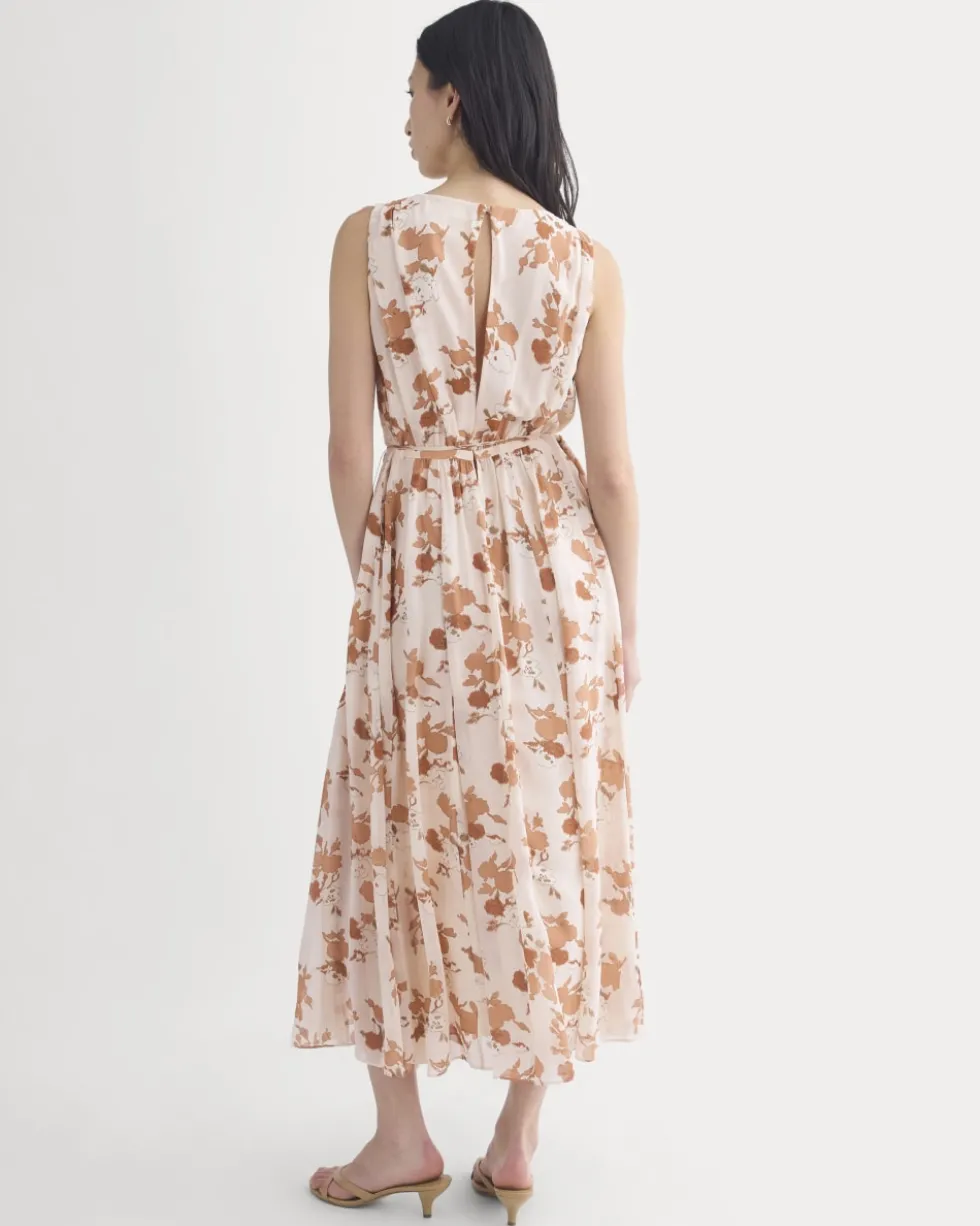 Maxi Dress in Silk Georgette