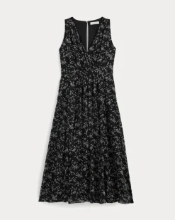 Maxi Dress in Silk Georgette