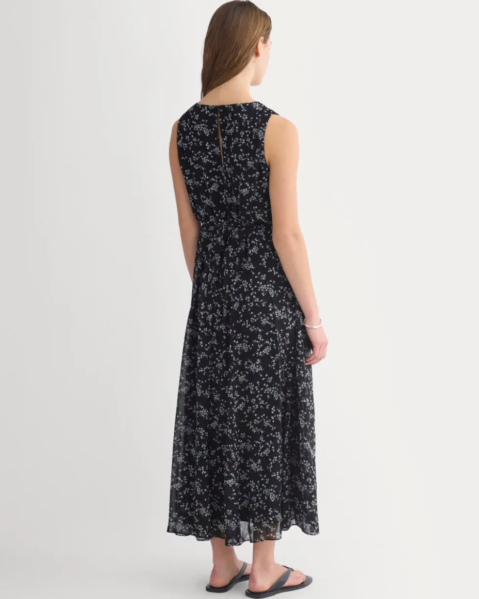 Maxi Dress in Silk Georgette