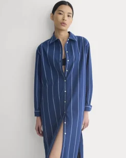 Midi Shirtdress in Ultrasoft Cotton