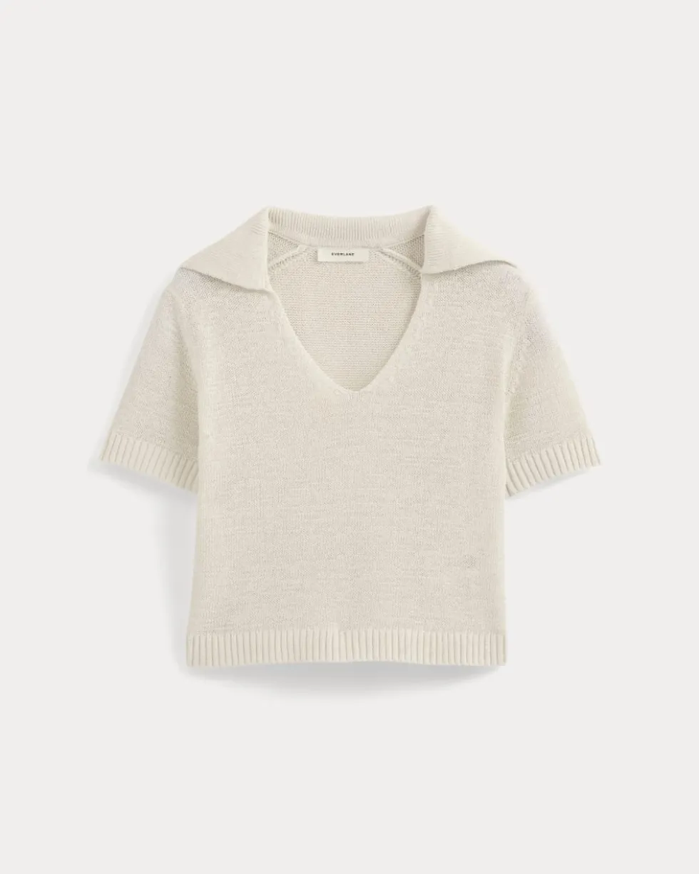 Open Collar Polo
