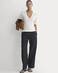 Open Collar Polo