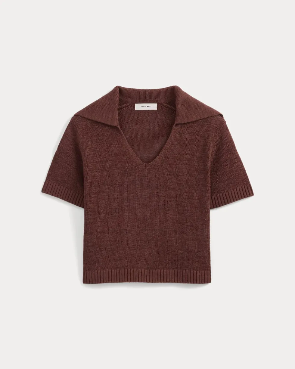 Open Collar Polo