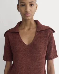 Open Collar Polo