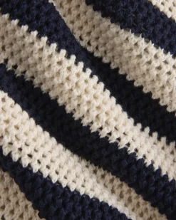 Open Knit Long-Sleeve Crew in Everyday Cotton